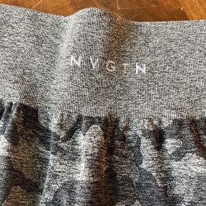 NVGTN, Size Small, Black Camo Seamless Leggings